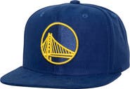 Mitchell & Ness Men's Mitchell & Ness Royal Golden State Warriors Sweet Suede Snapback Hat