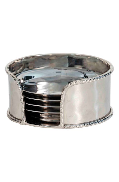 Graham Set of 4 Stainless Steel Coasters