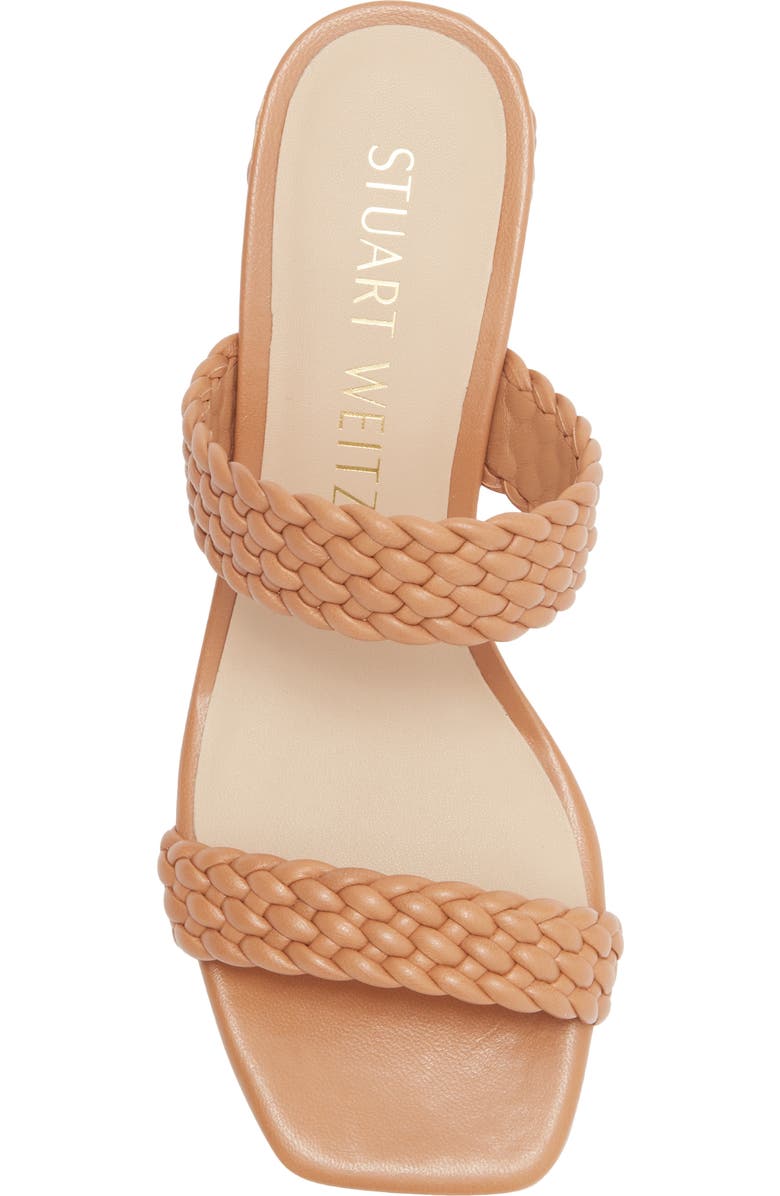 Stuart Weitzman Alena Waikiki Block Sandal, Alternate, color, Tan