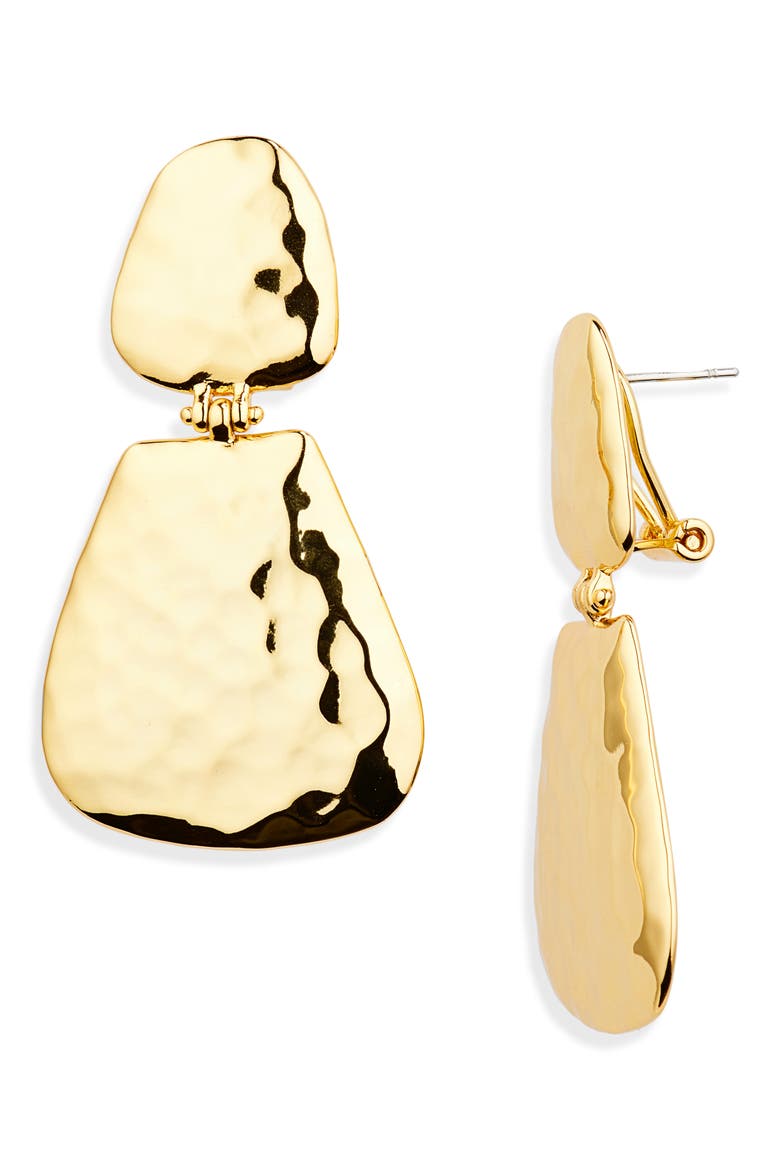 Vera Drop Earrings, Main, color, GOLD