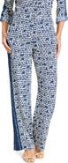 NIC+ZOE Etched Angles Wide Leg Pants