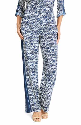 NIC+ZOE Etched Angles Wide Leg Pants