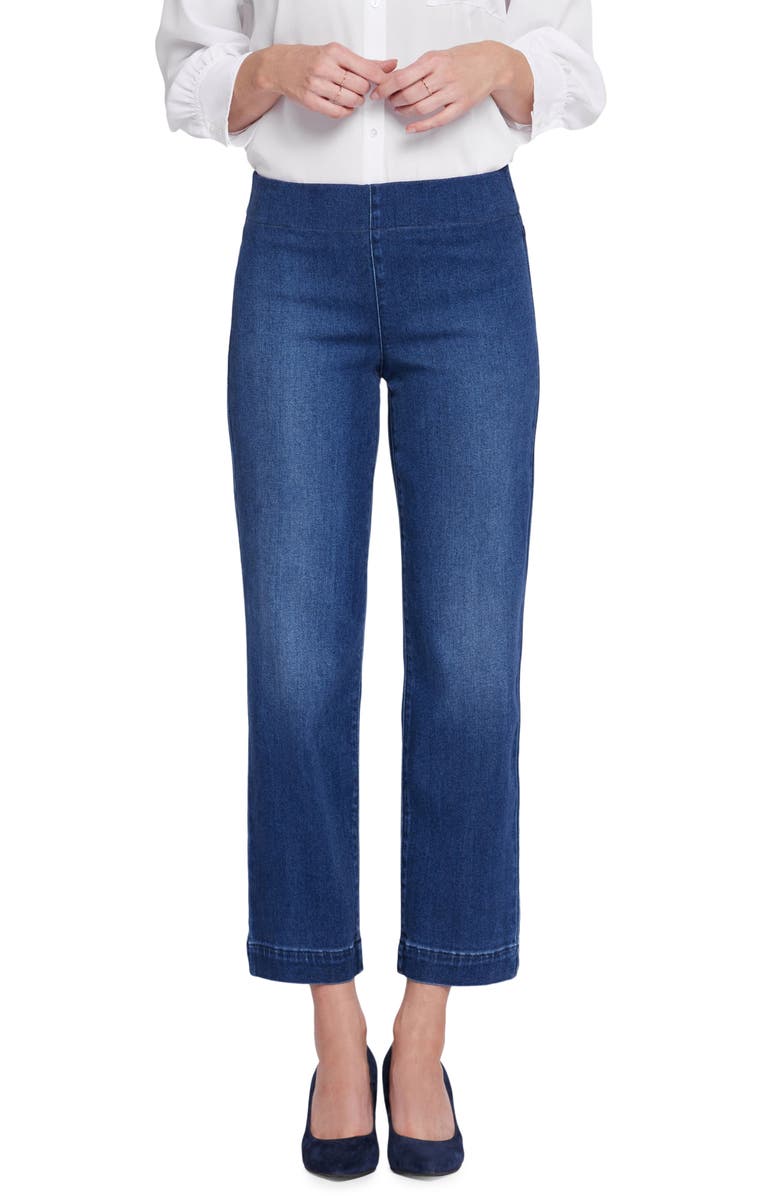 NYDJ Bailey Pull-On Relaxed Straight Leg Jeans, Main, color,