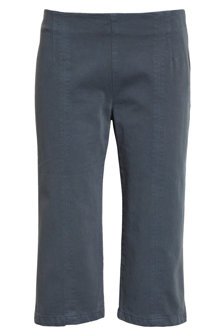 Cordora Crop Cotton Pants, Alternate, color, DARK GREY
