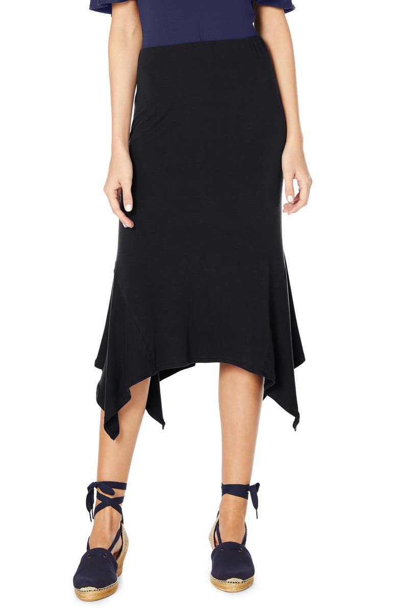 Michael Stars Sharkbite Midi Skirt, Main, color,