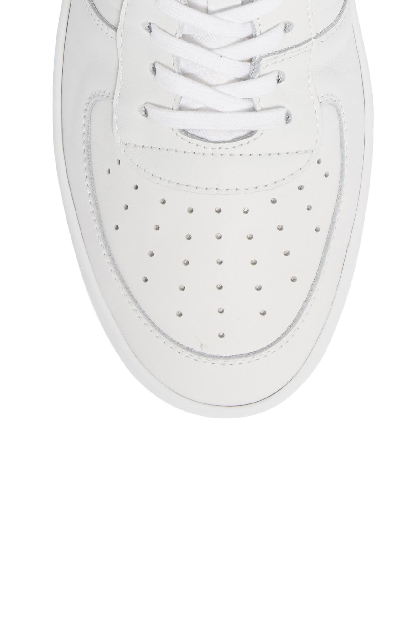 Collegium Pillar Destroyer High Top Sneaker, Alternate, color, Bianco