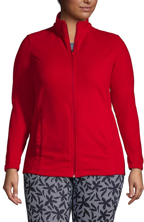Plus Size Anyweather Fleece Full Zip Jacket