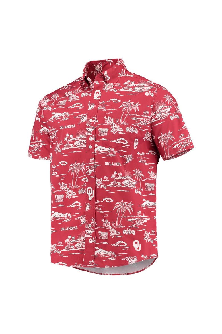 Men's Reyn Spooner Crimson Oklahoma Sooners Classic Button-Down Shirt, Alternate, color, Crimson