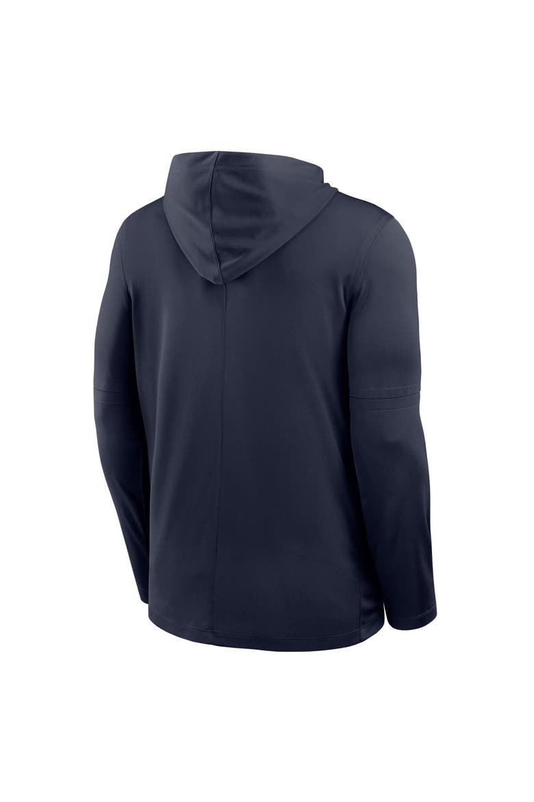 Men's Nike  Navy Toledo Rockets Sideline Dri-FIT Lightweight Hooded Top, Alternate, color, Navy