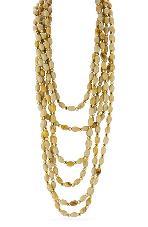 Multi-Strand Beaded Necklace