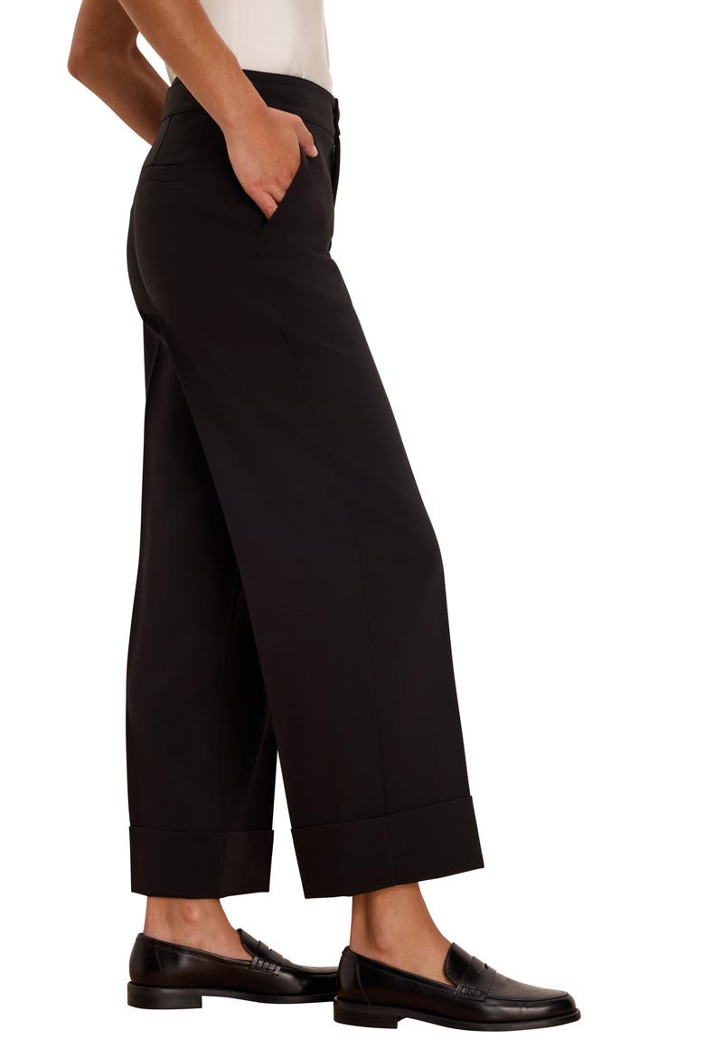 Clarendon Stretch Ankle Pants, Alternate, color, BLACK ONYX