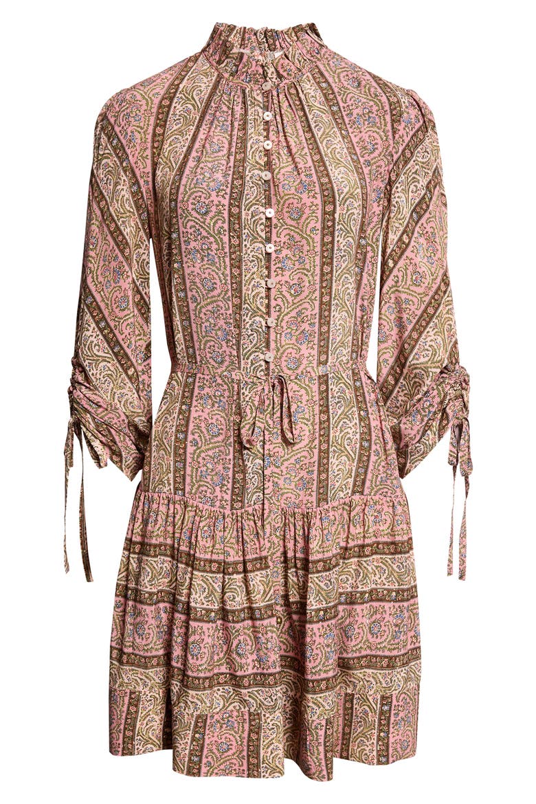 Junie Pepper Paisley Shirtdress, Alternate, color, AMOUR PINK MULTI