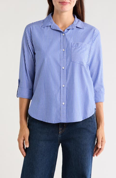 Carson Stripe Button-Up Shirt