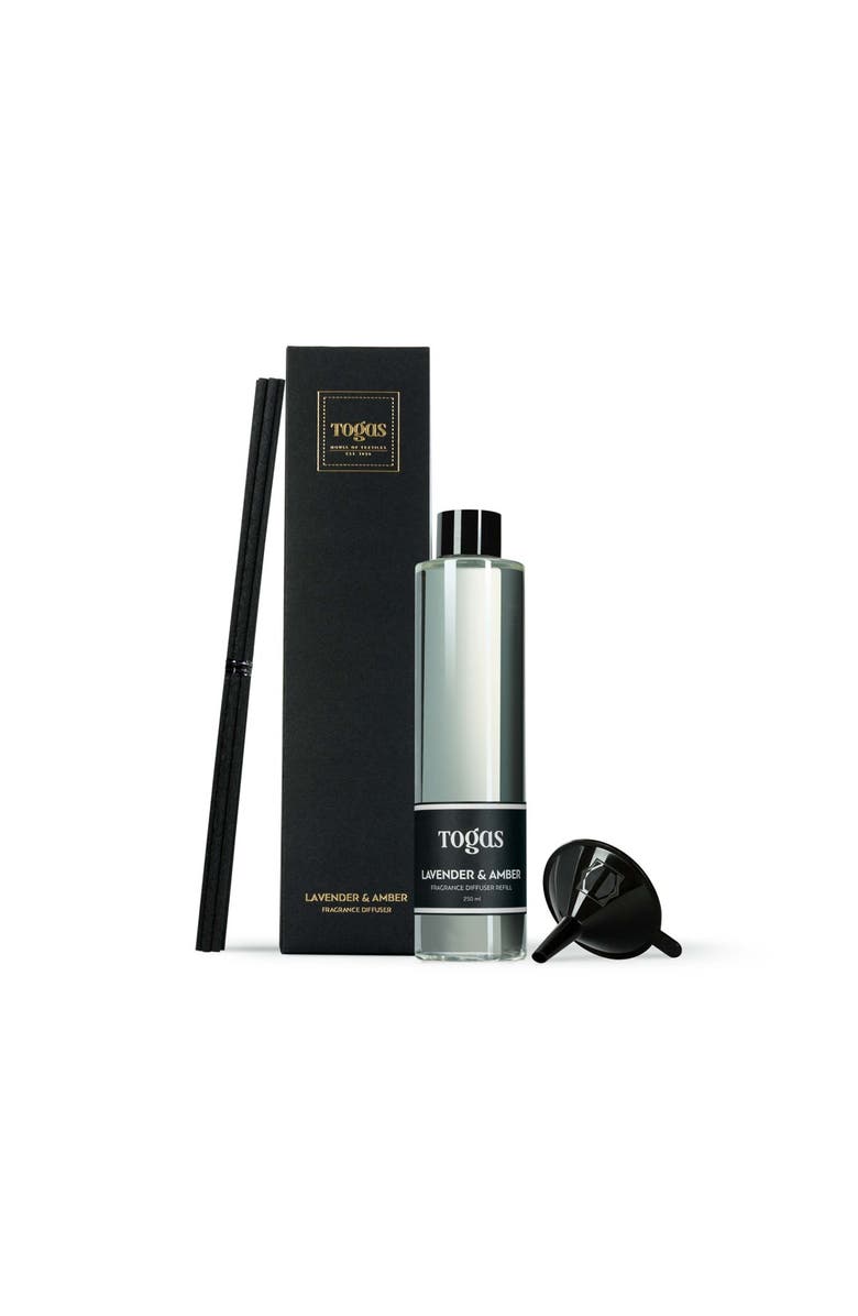 Togas Lavender&Amber Refiller Aromatic Diffuser, Main, color, White