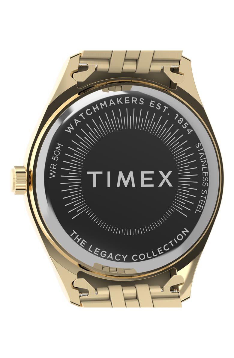Timex<sup>®</sup> Legacy Celestial Bracelet Watch, 36mm, Alternate, color, White/ Goldtone