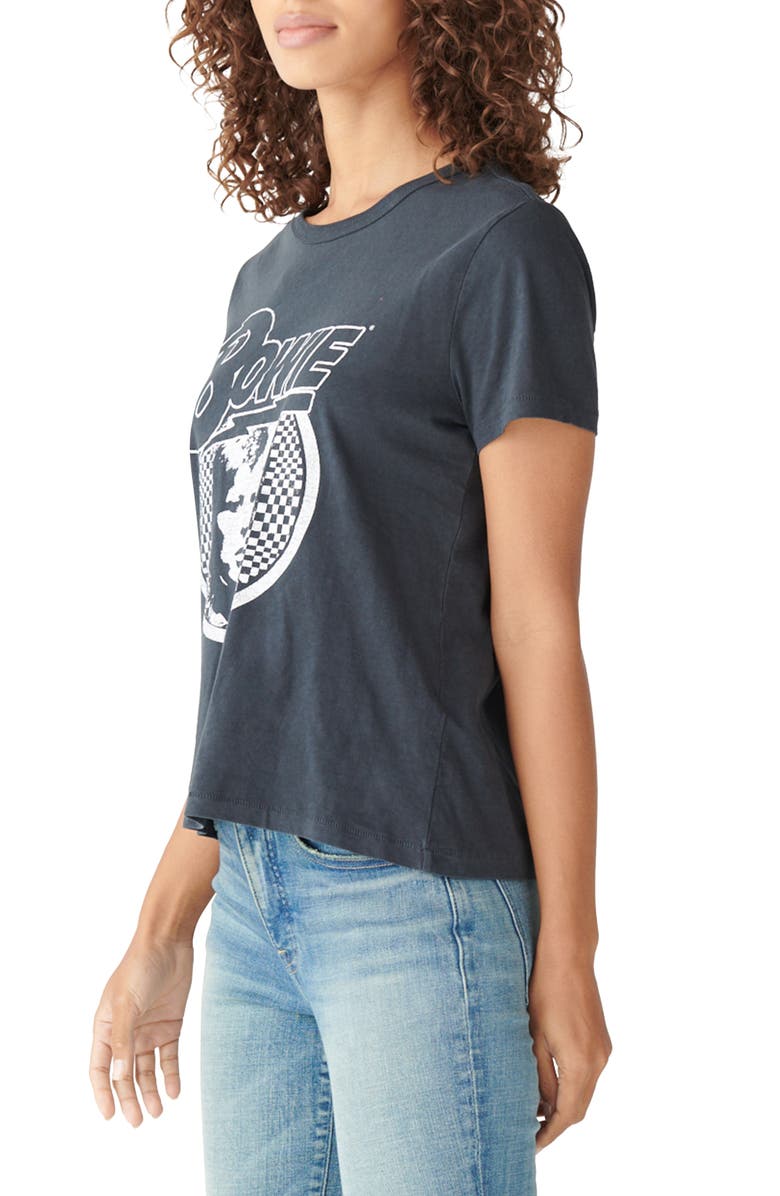 Lucky Brand Bowie Classic Crewneck Graphic Tee, Alternate, color,