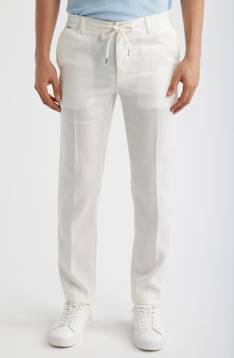 Kane Linen Blend Drawstring Pants