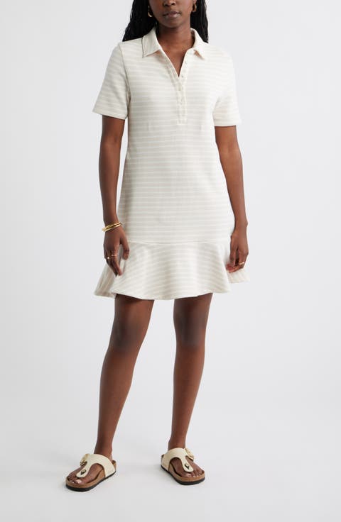 Henley Short Sleeve Polo Dress