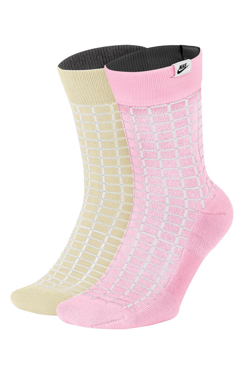 Nike 2-Pack Just Do It SNKR Crew Socks, Main, color,
