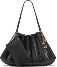 KARL LAGERFELD PARIS Ikon Leather Shoulder Bag