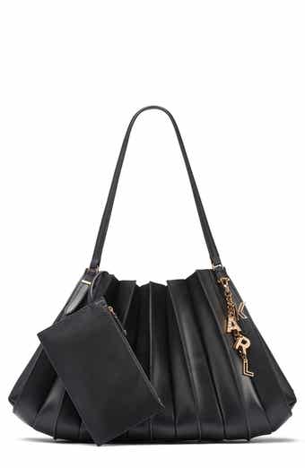 KARL LAGERFELD PARIS Ikon Leather Shoulder Bag