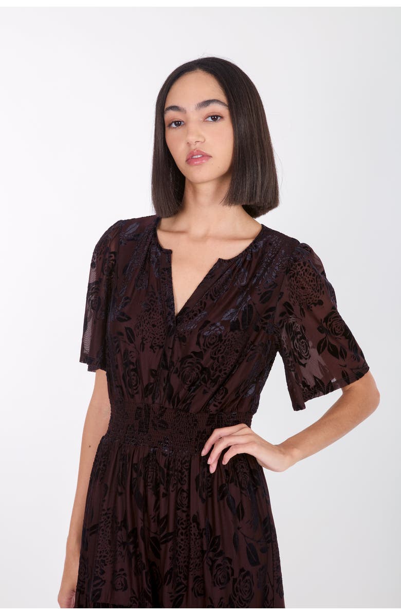 Super Natural by Secret Mission Reese Dress, Alternate, color, Brown Baroque