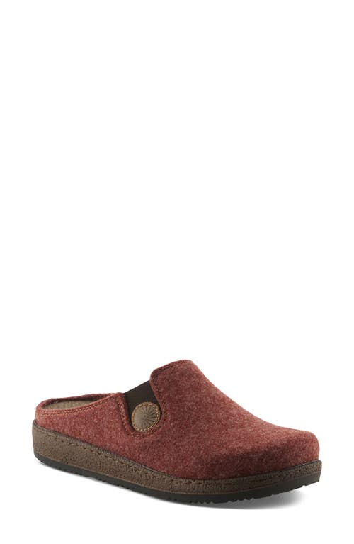 Flexus By Spring Step Cozily Wool Clog In Brown