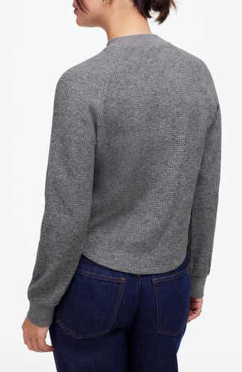 Madewell Long Sleeve Waffle Knit Crewneck T-Shirt