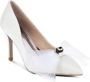 LONDON RAG Odette Crystal Embellished Bow Stiletto Pump