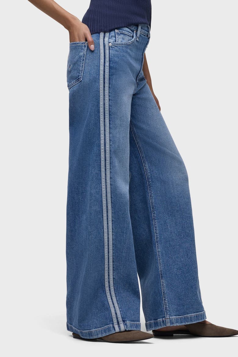 Jodie Loose Fit Wide Leg Track Pant, Alternate, color, NATIONAL