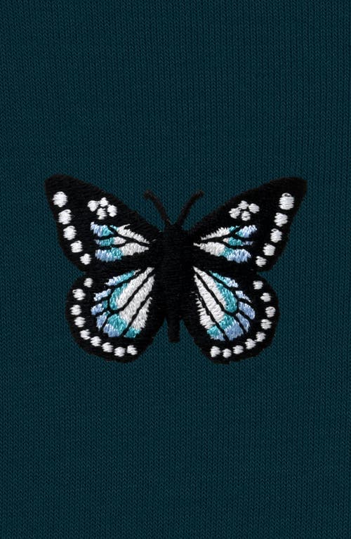DALIX DALIX BUTTERFLY CROPPED HOODIE 