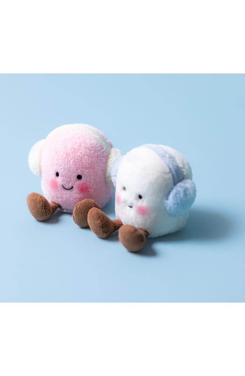 Jellycat Set of 2 Amuseables Toastie Marshmallow Plush Toys, Alternate, color,