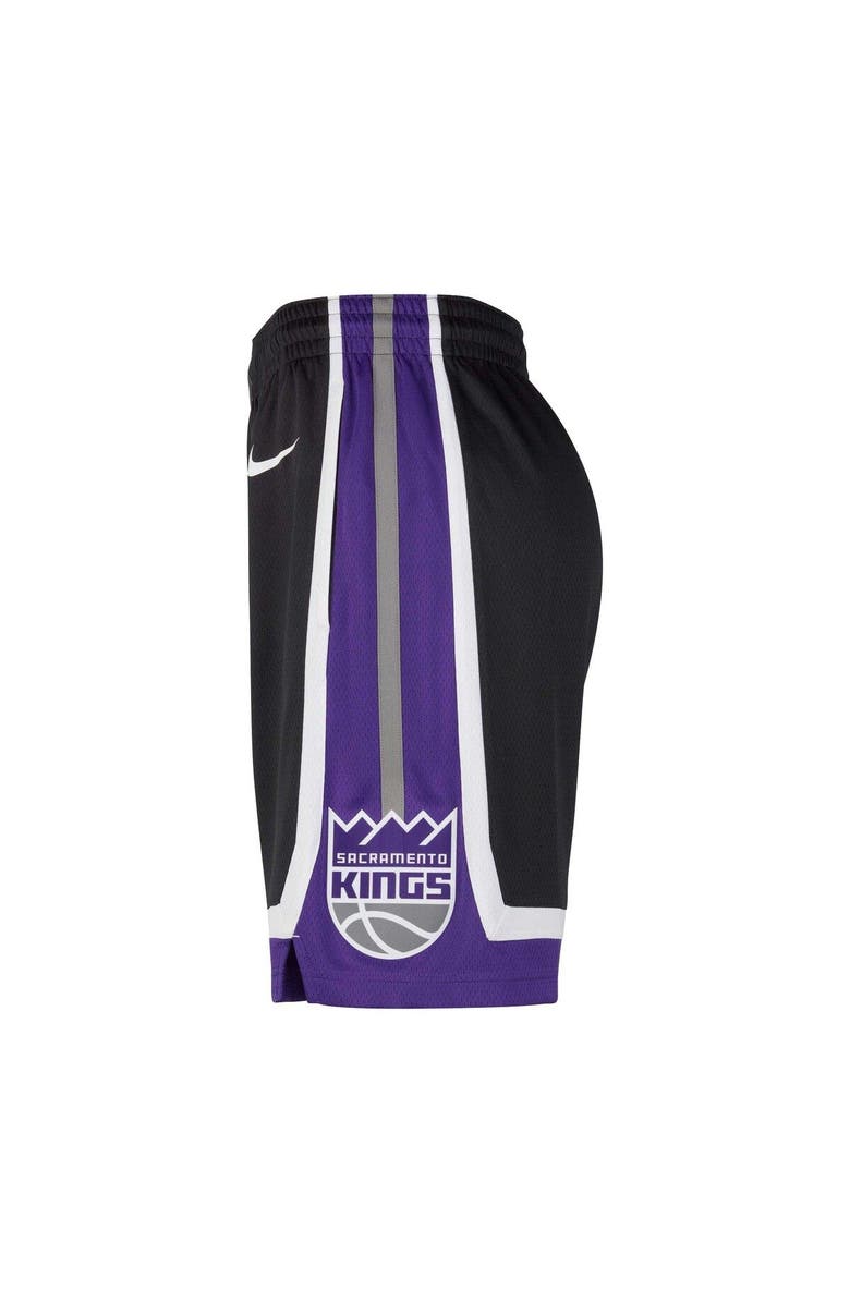 Nike Men's Nike Black Sacramento Kings Swingman Icon Edition Shorts, Alternate, color,