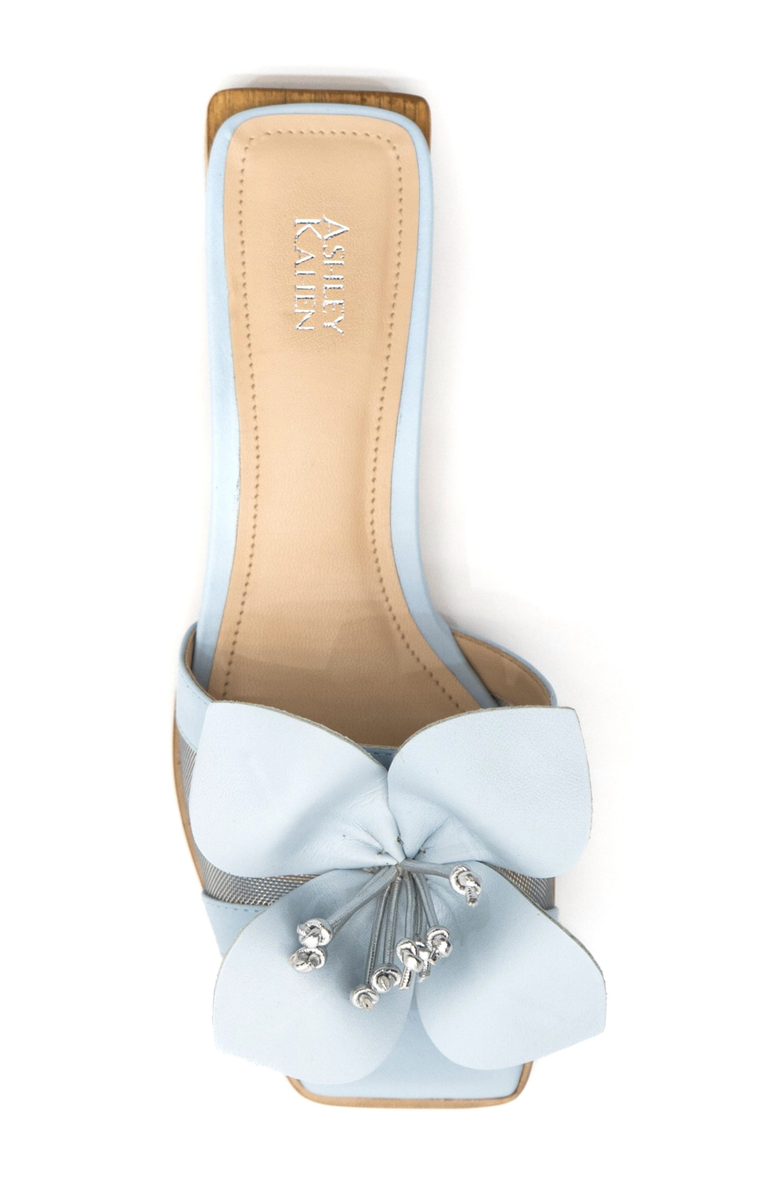 Blossom Slide Sandal, Alternate, color, BLUE