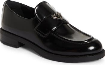 【関税込み】prada LOGO PATENT LEATHER LOAFER Prada Patent-Leather Loafers | Sendegaro US