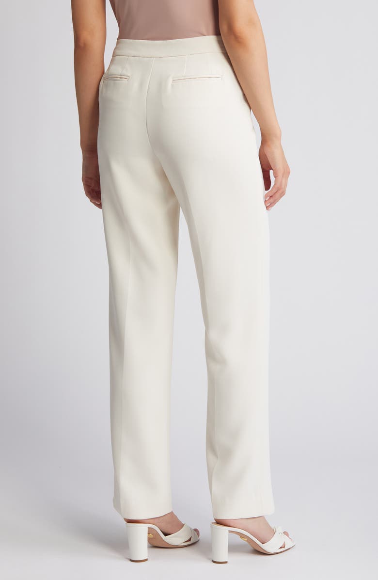 Anne Klein Flat Front Pants, Alternate, color, 