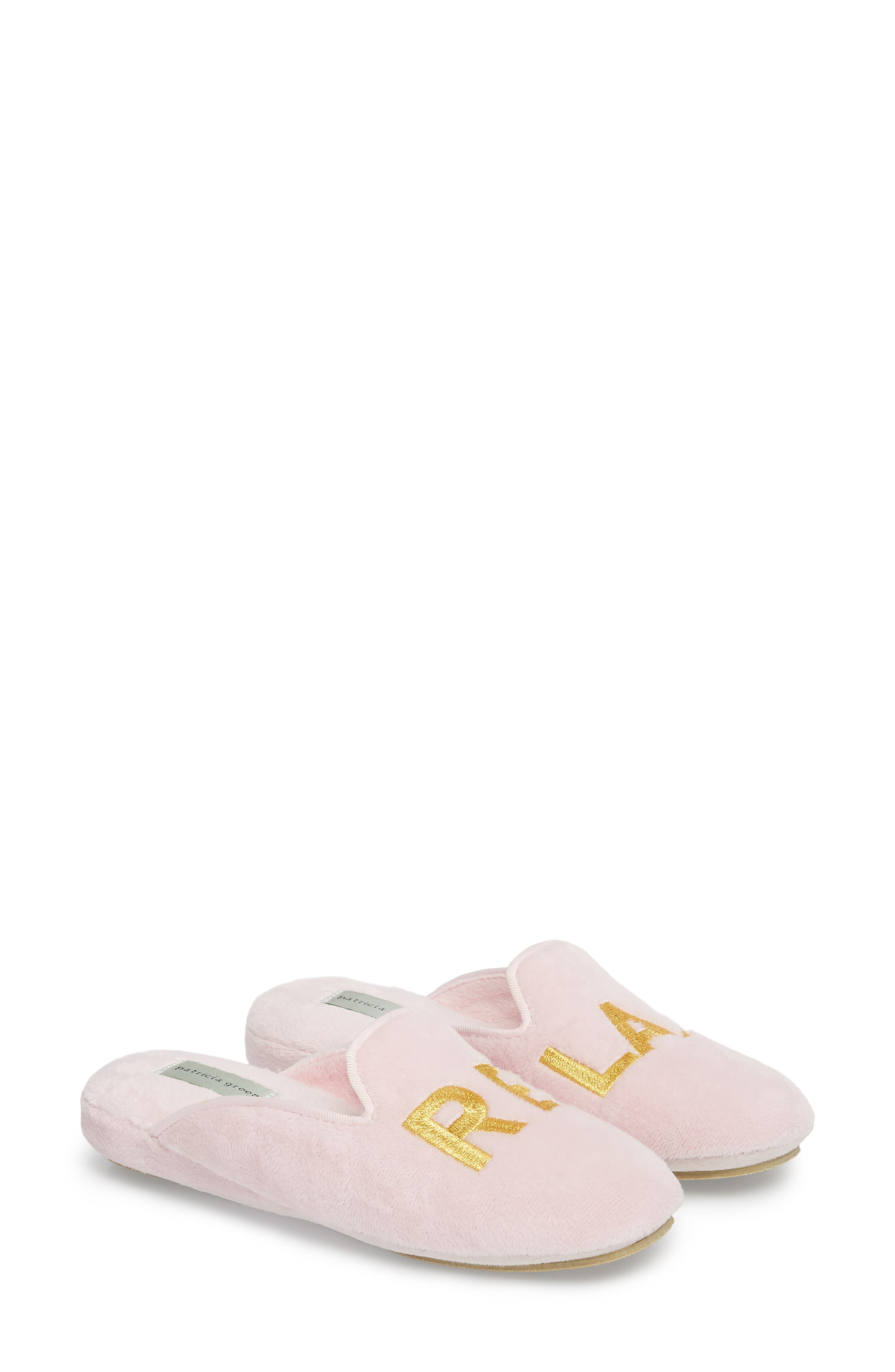 patricia green Relax Embroidered Mule Slipper, Alternate, color, 