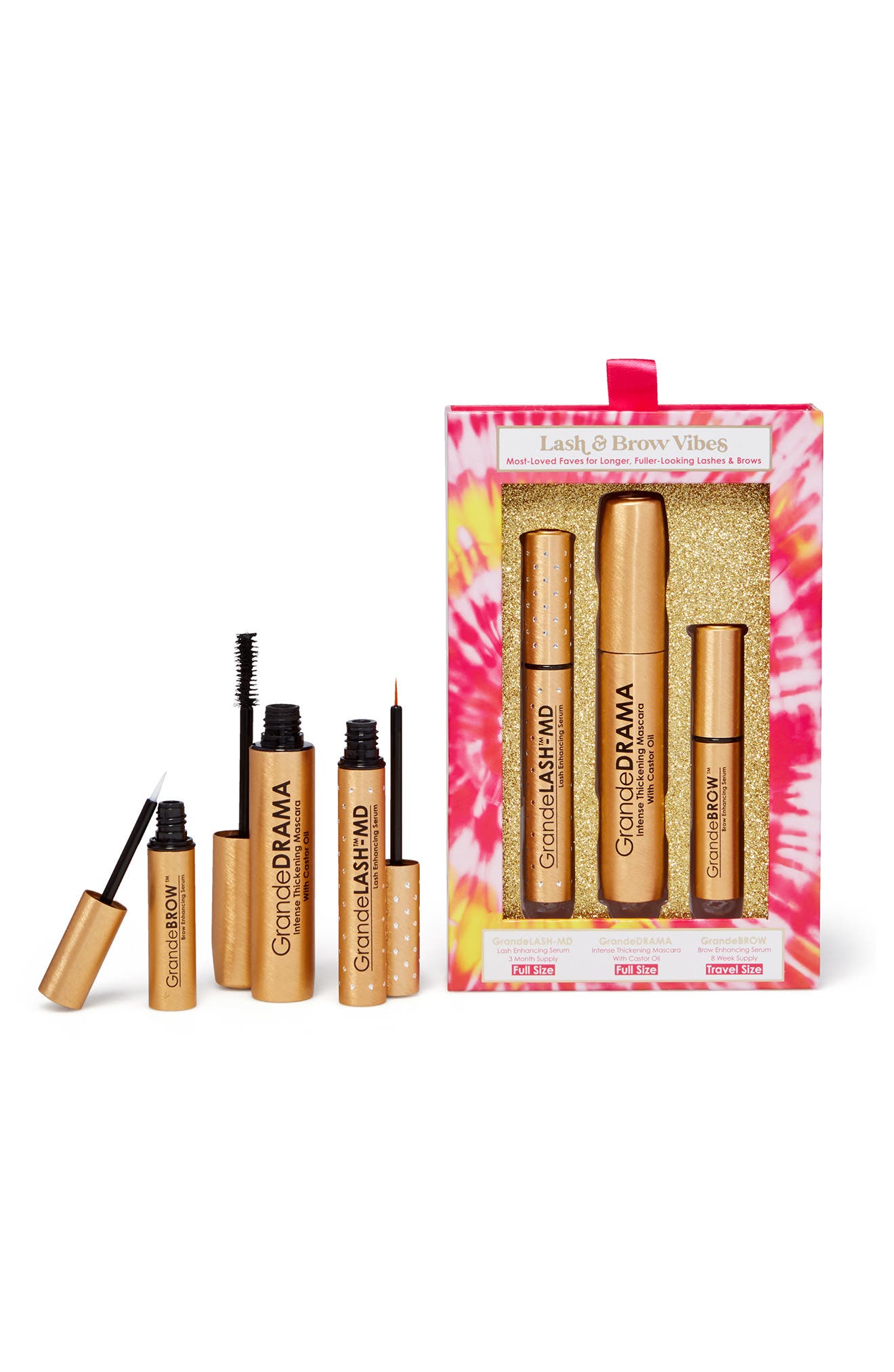 Grande Cosmetics Lash & Brow Vibes Set $131 Value