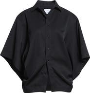 Bottega Veneta Wool Twill Button-Up Shirt