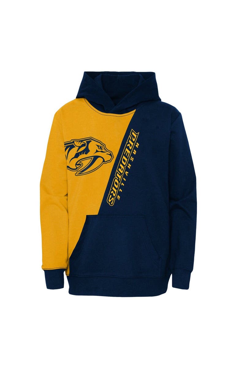 Outerstuff Youth Gold Nashville Predators Unrivaled Pullover Hoodie, Alternate, color, 