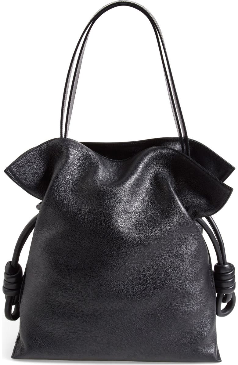 Loewe 'Flamenco Knot' Calfskin Leather Bag, Alternate, color,