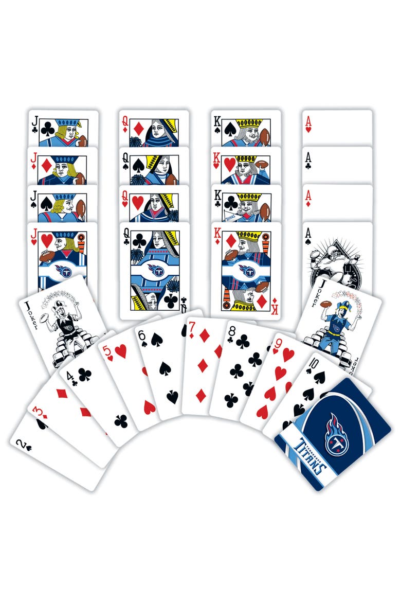 Tennessee Titans Playing Cards, Alternate, color, Multicolor