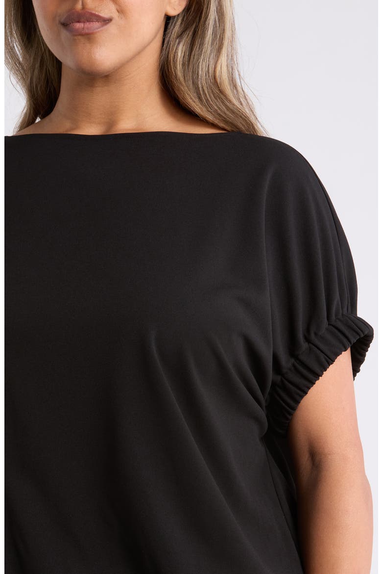 Elastic Cuff Dolman Sleeve T-Shirt, Alternate, color, ANNE BLACK