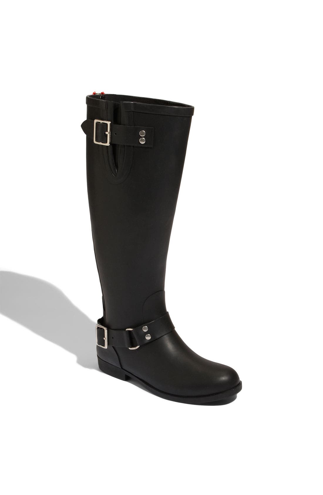 Steve Madden 'Tsunamii' Contrast Zip Rain Boot, Main, color, 