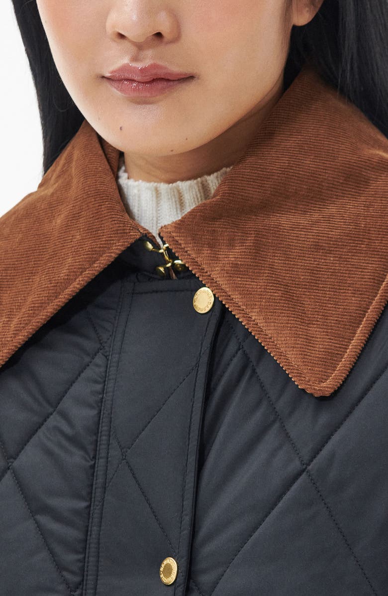 Barbour Marsett Quilted Longline Jacket, Alternate, color, 