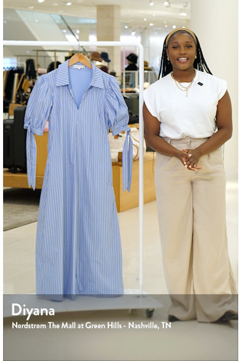 Godet Stripe Dress video