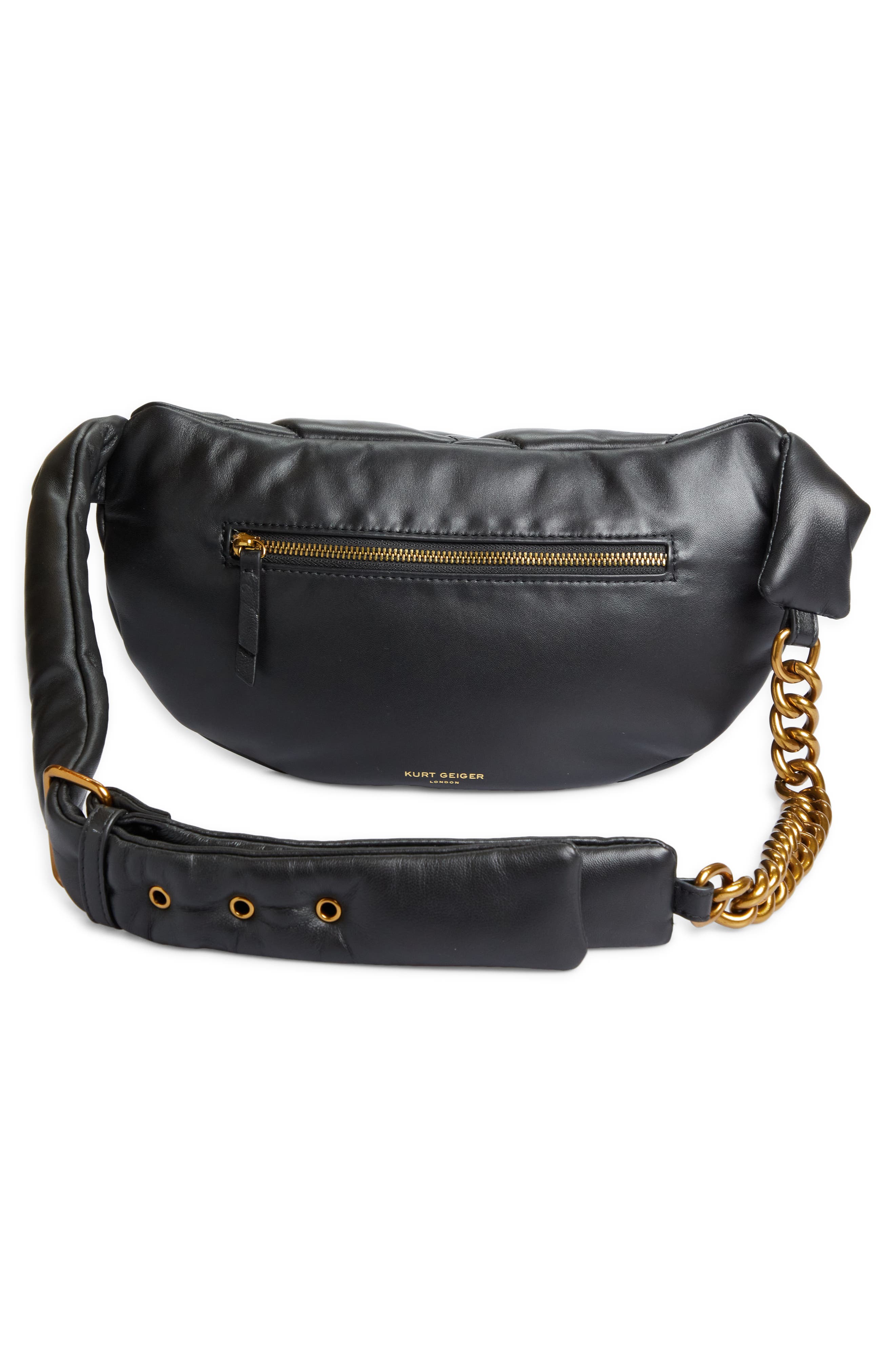 Kurt Geiger London Kensington Quilted Leather Belt Bag (Women ...