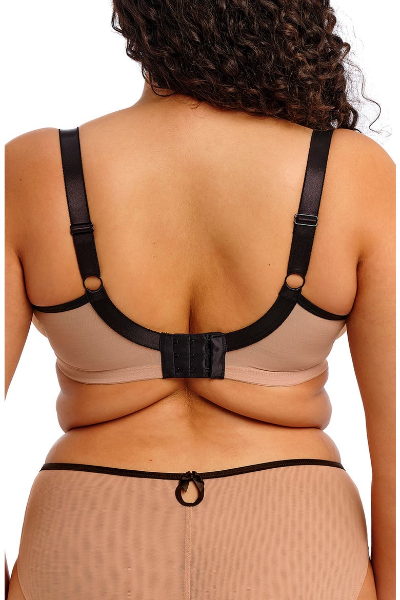 Teagan Full Figure Underwire Plunge Bra, Alternate, color, CAFE AU LAIT
