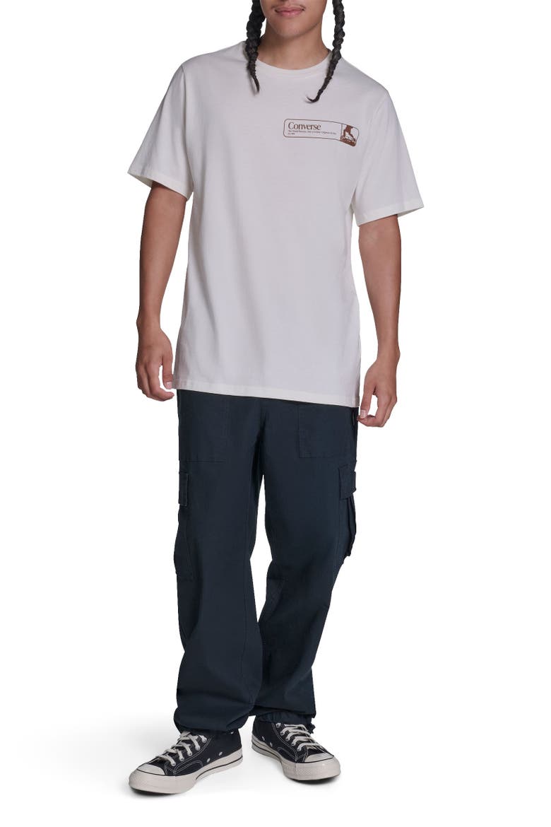 Retro Walk Tee, Alternate, color, CONVERSE EGRET