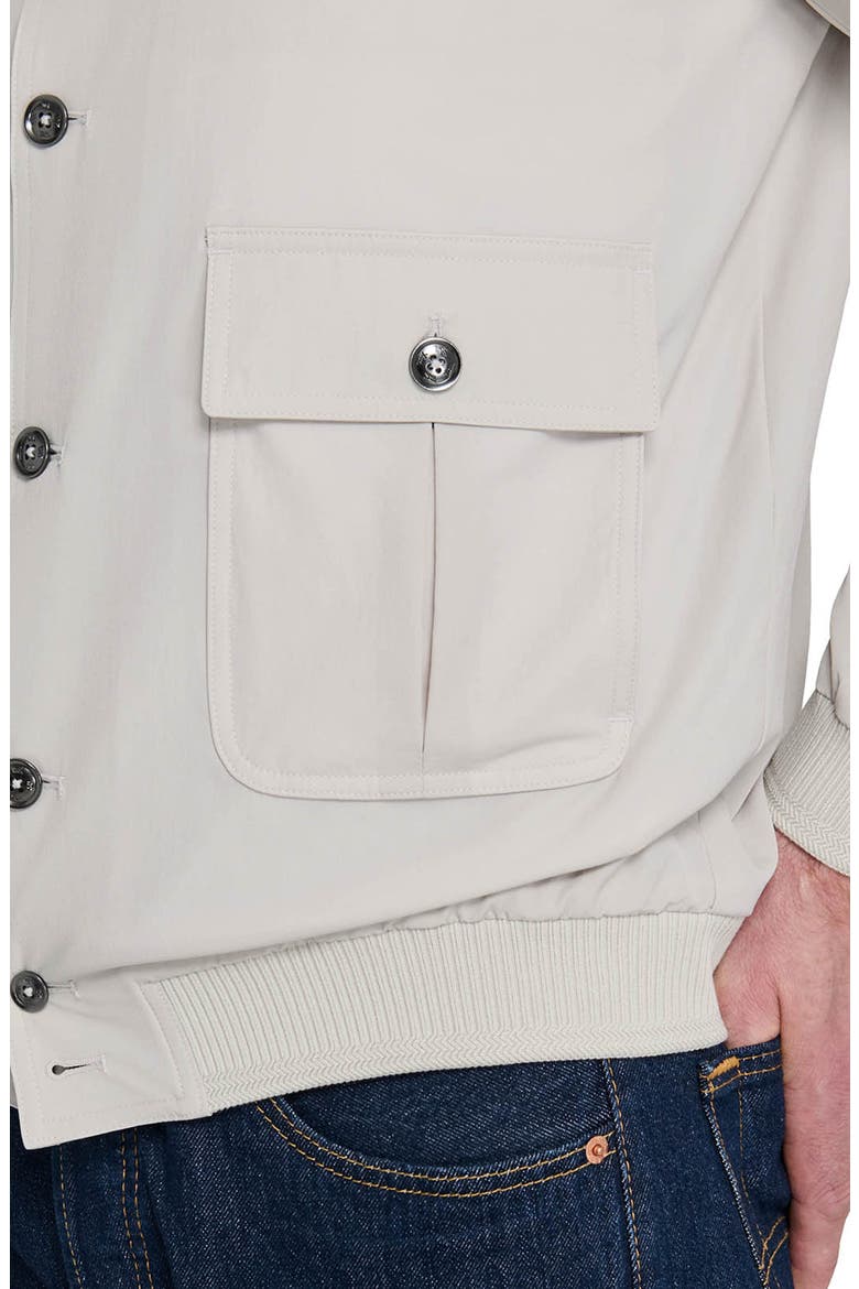 Solid Performance Bomber Jacket, Alternate, color, STONE